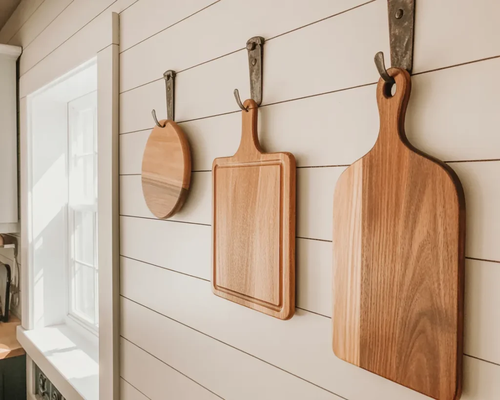 Hanging Cutting Boards for Rustic Charm