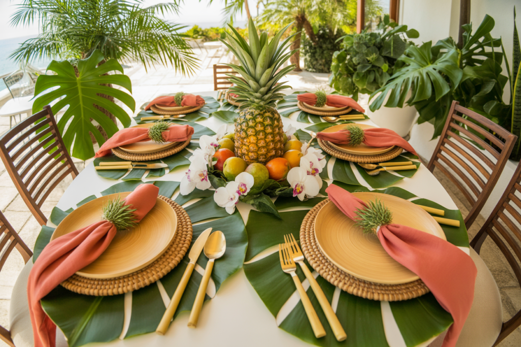 Tropical Birthday Tablescape