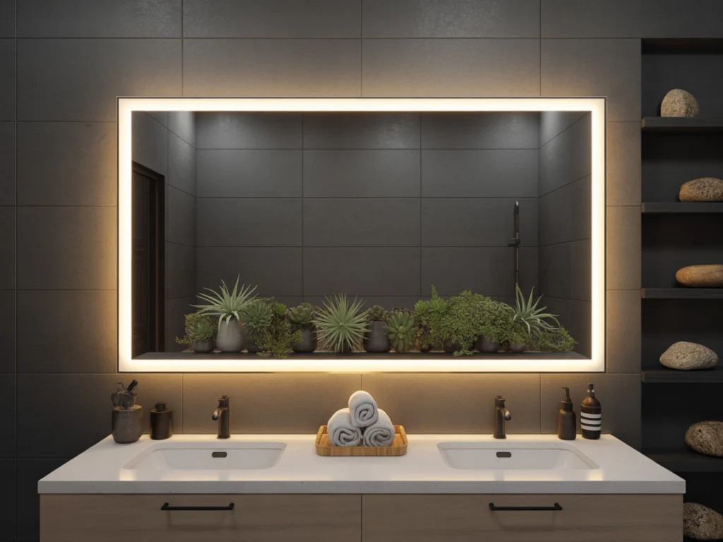 Backlit LED Mirror for Modern Bathrooms