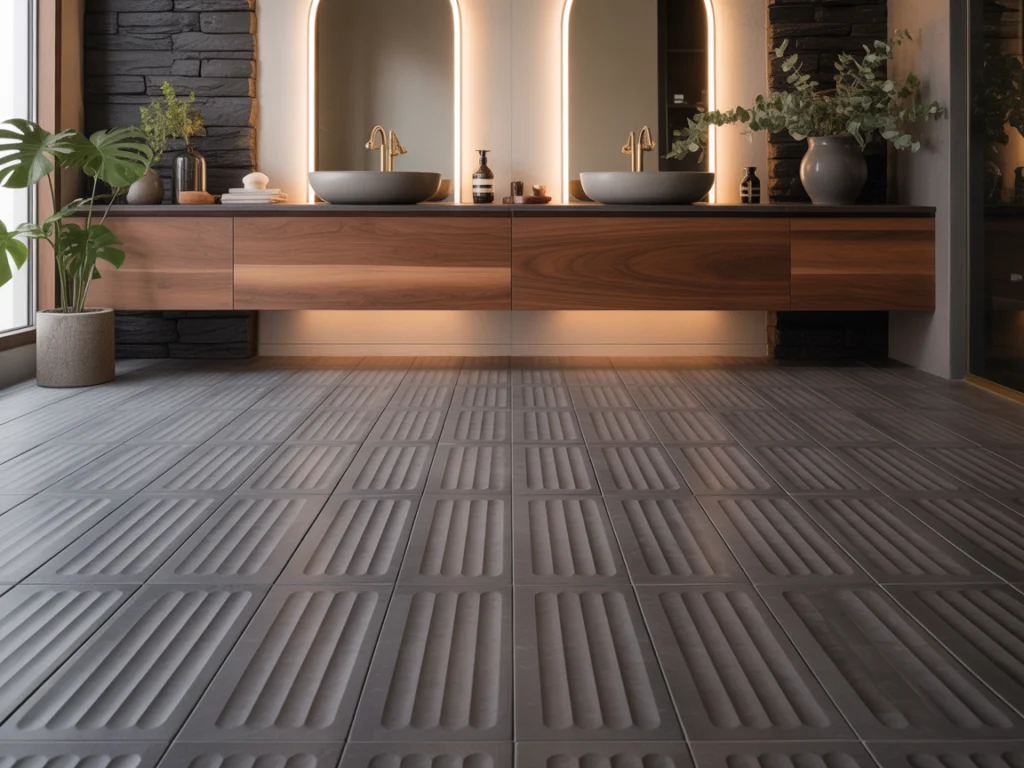 2026 Trending Fluted Texture Floor Tile