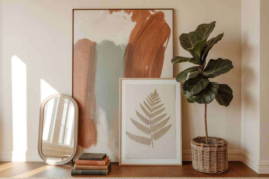 Lean Art Against the Wall