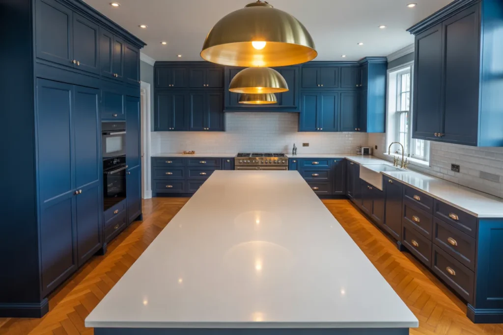 Pendant Lights Over the Island