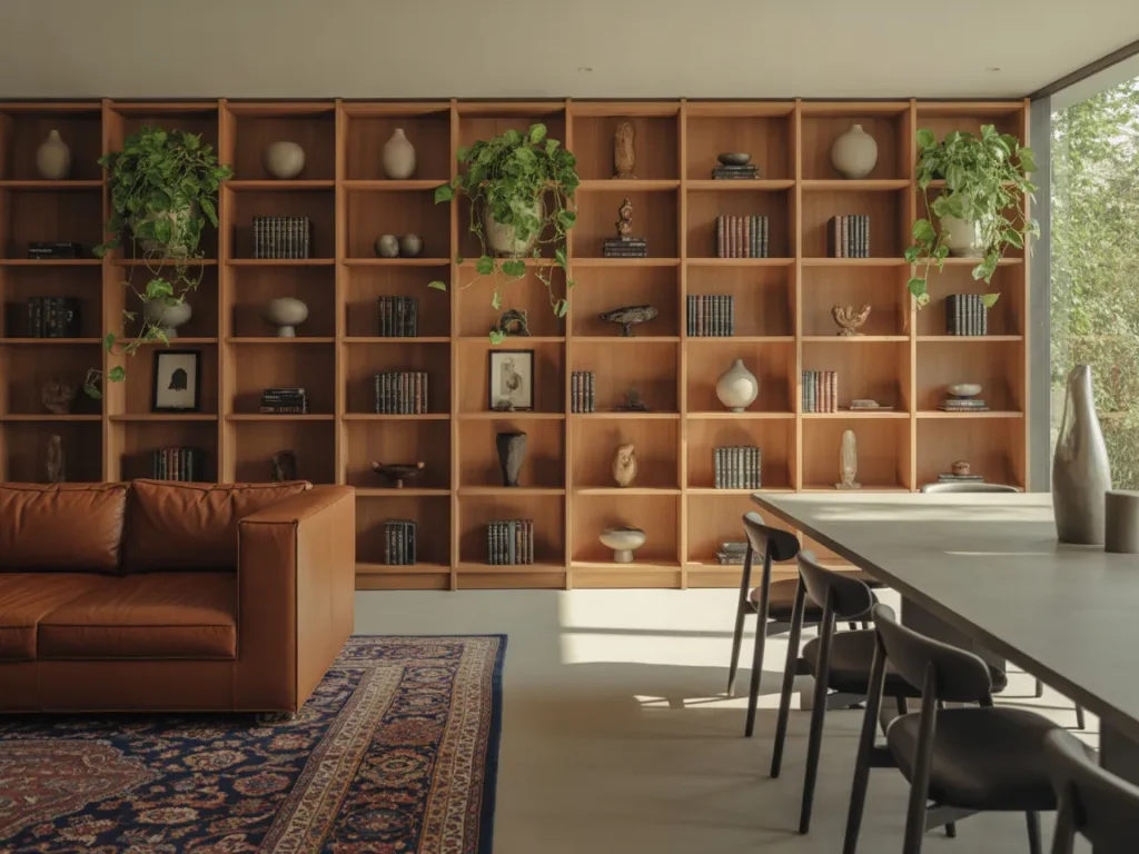 Open Shelving Unit as a Divider