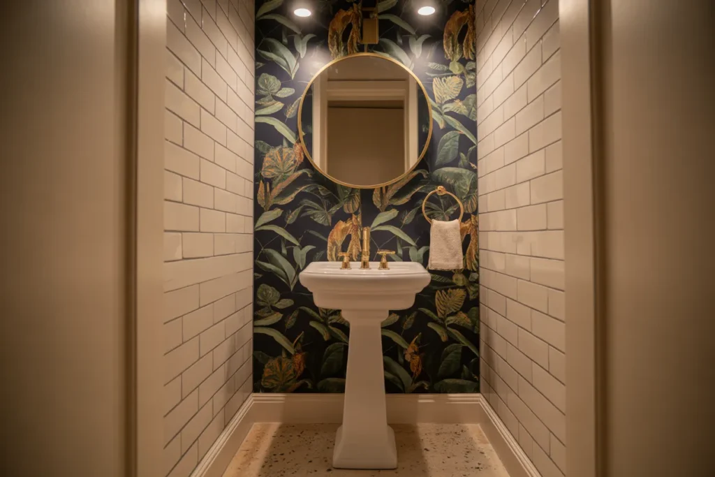 Make a Statement with Bold Wallpaper on One Wall