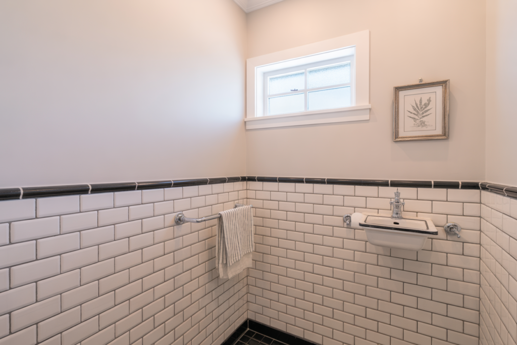 Tile a Half-Wall with Classic Subway Tile for a Timeless Upgrade