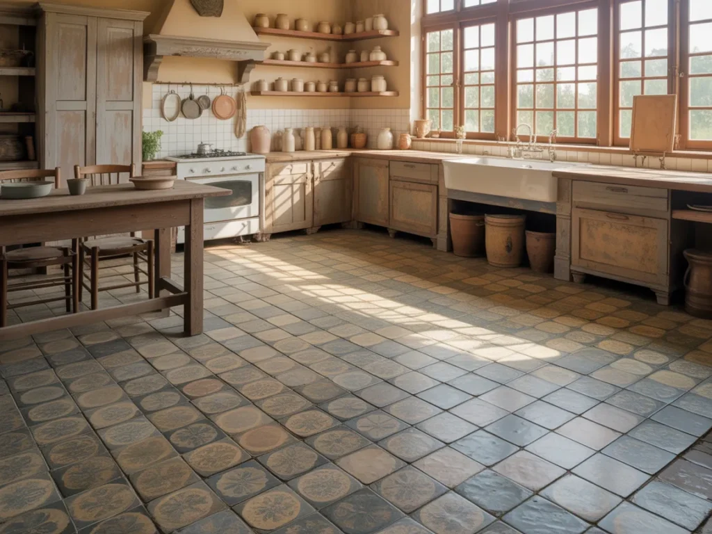 Distressed Vintage Pattern Tiles