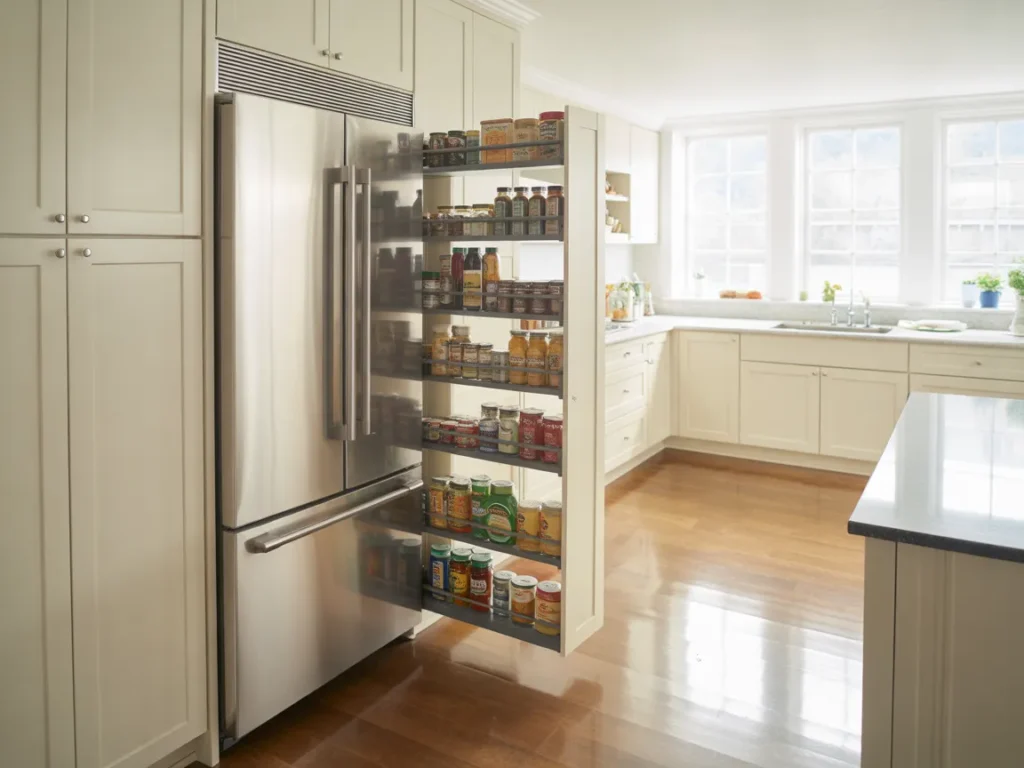Slim Pull-Out Pantry Towers