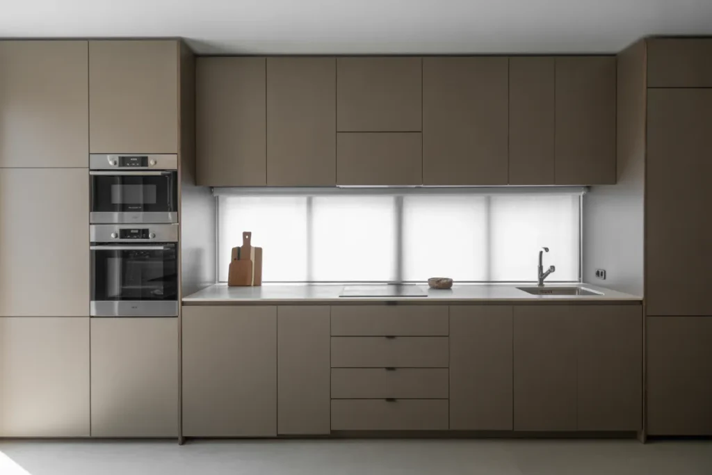 Minimalist Kitchen With Hidden Storage