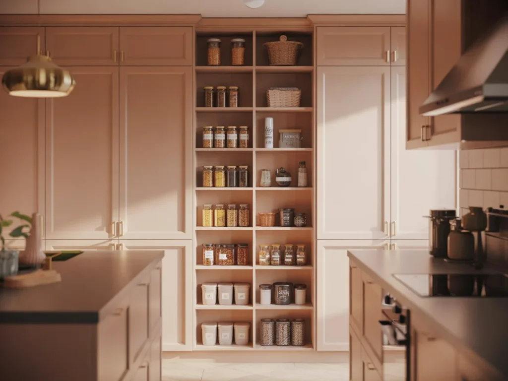 Tall Built-In Pantry Unit