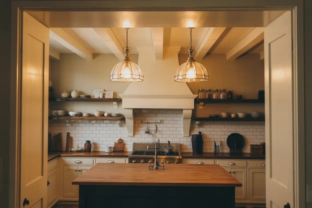 Schoolhouse Glass Pendants