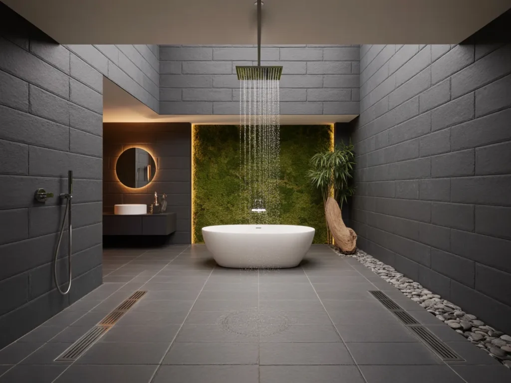 Wet Room Walk-In Shower