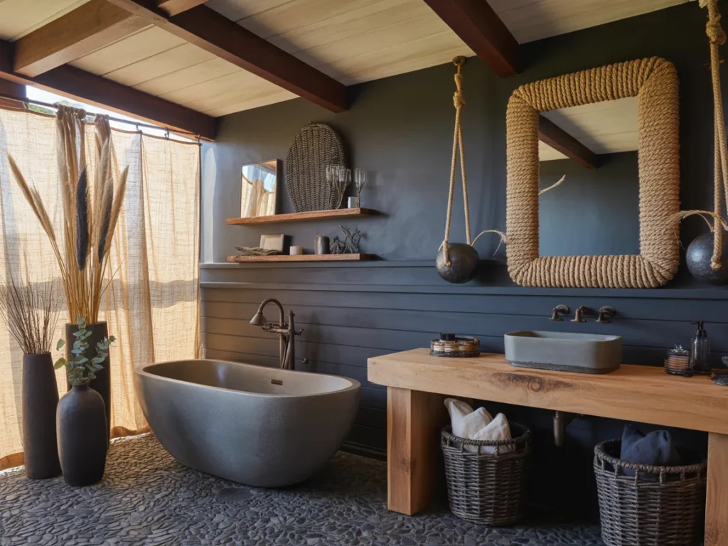 Coastal Organic Bathroom