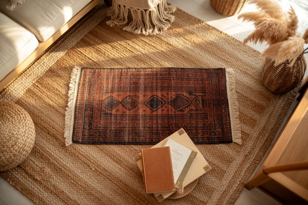Layer Your Rugs for Instant Warmth