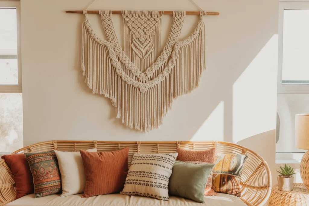 Hang a Macramé Wall Piece