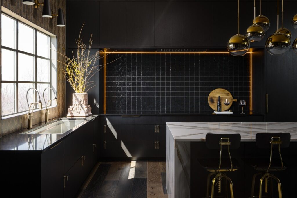 moody kitchen design