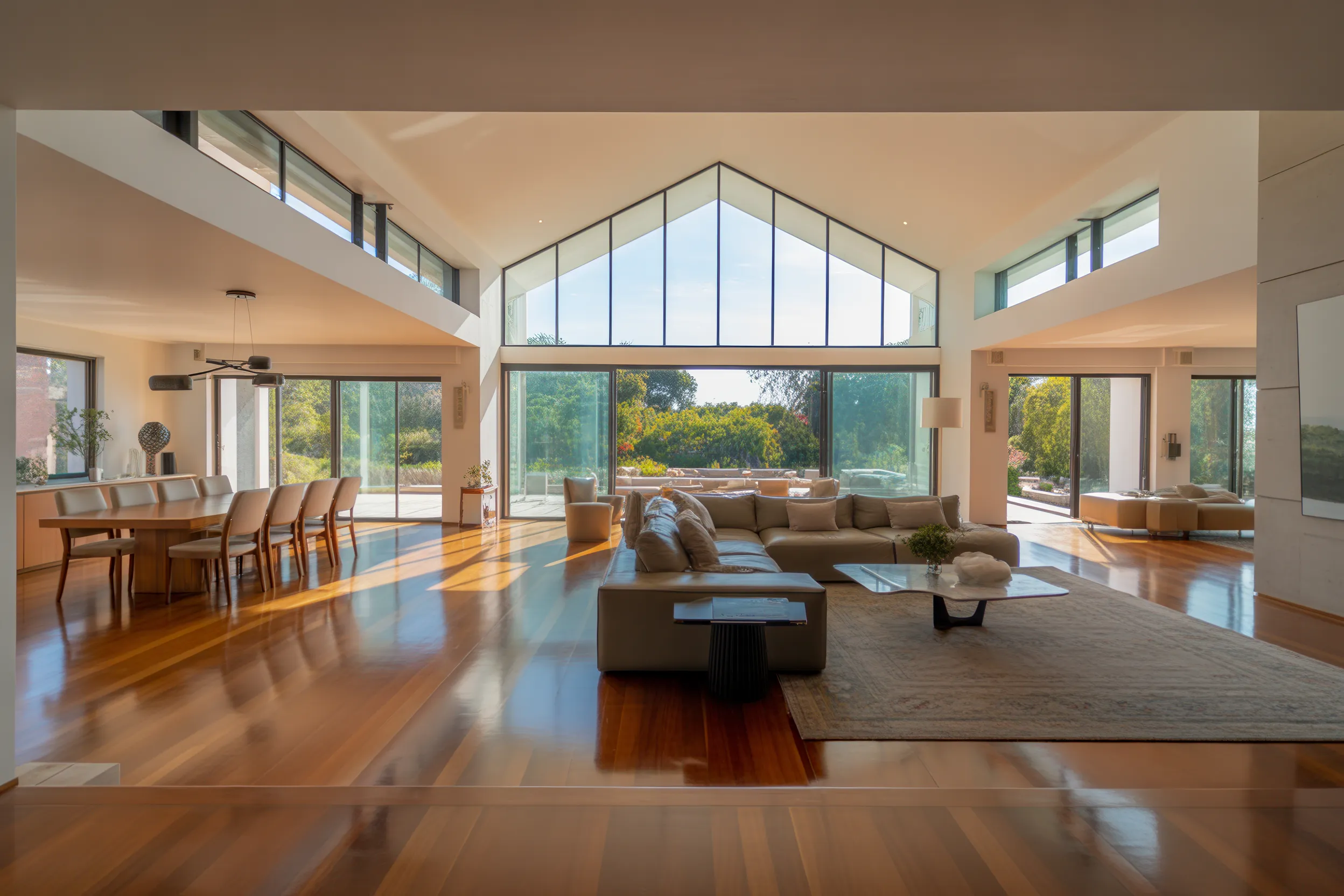 Open Layout Living Room Dining Room
