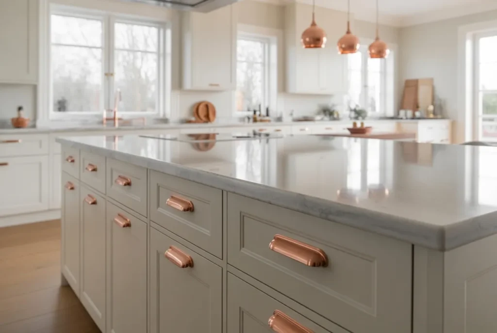 Copper Hardware with a Protective Finish