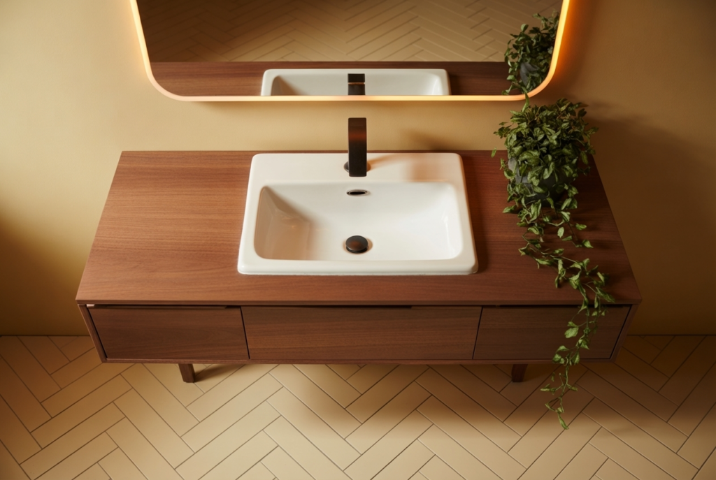 Swap to a Floating Vanity for an Instant Upscale Look
