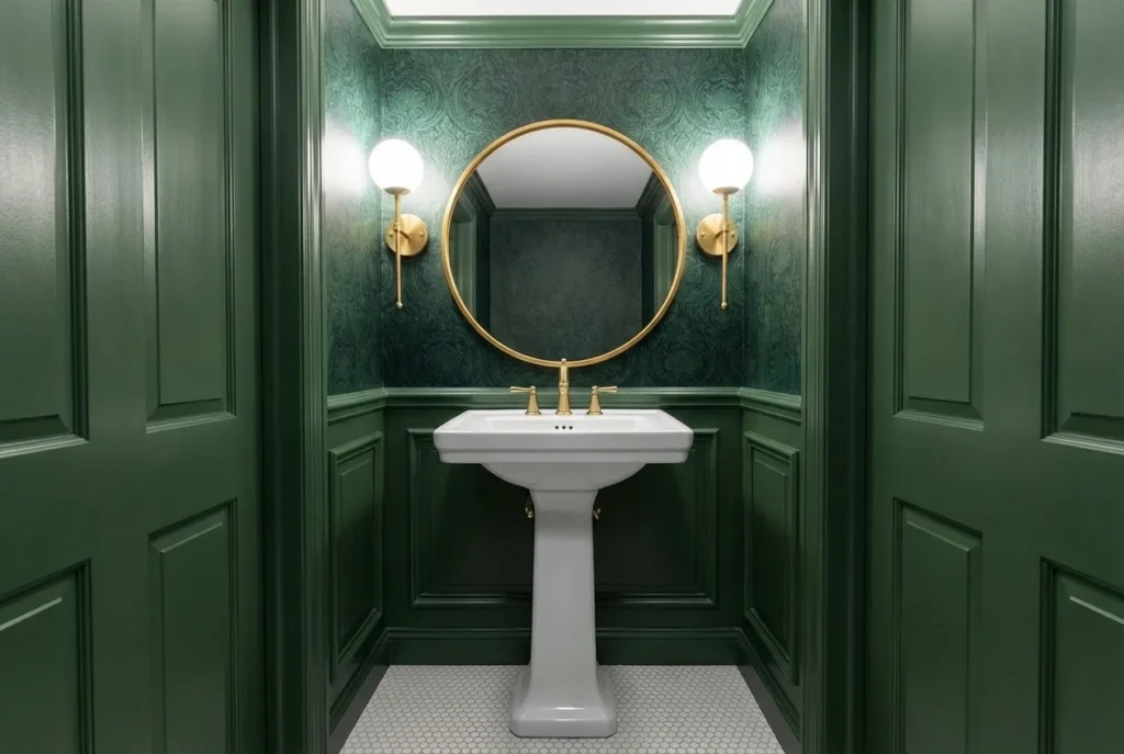 Pedestal Sink to Open Up the Floor Plan