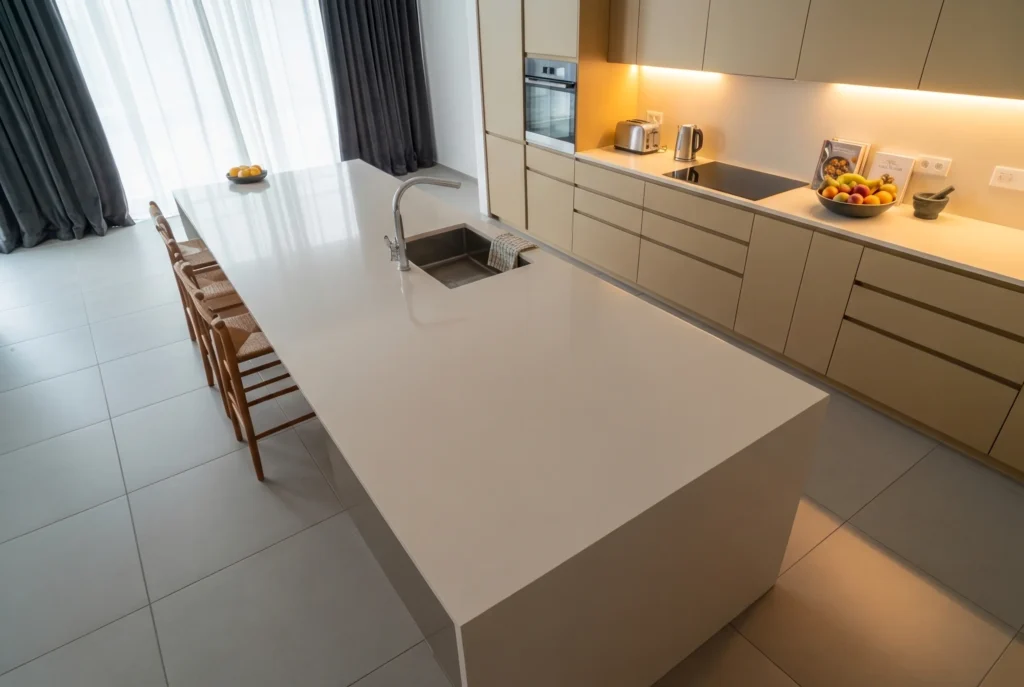 Solid Surface for a Seamless Look