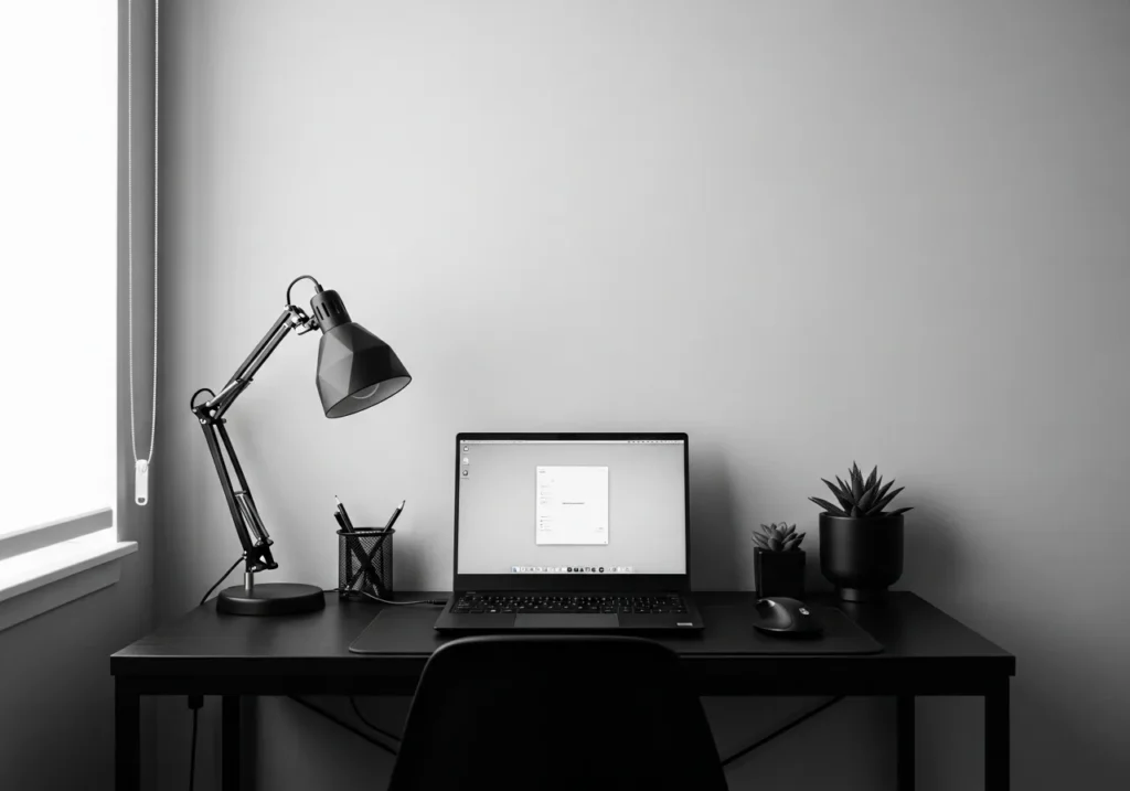 Monochrome Black & White Setup