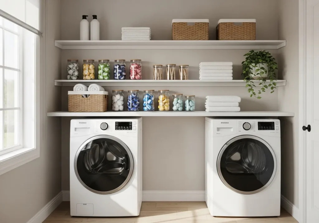 Install Floating Shelves for Instant Storage