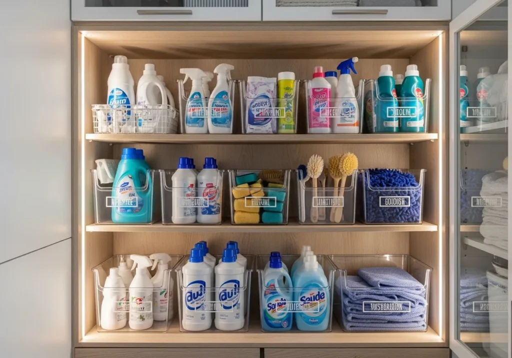 Use Clear Storage Bins for Easy Access