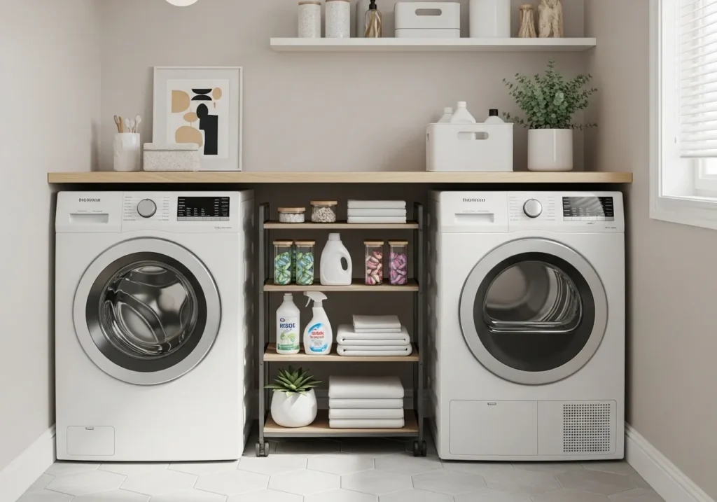 Add a Rolling Laundry Cart