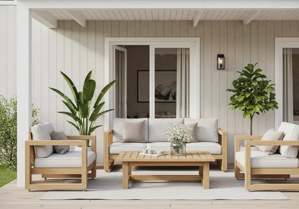 Scandinavian Inspired Patio Design