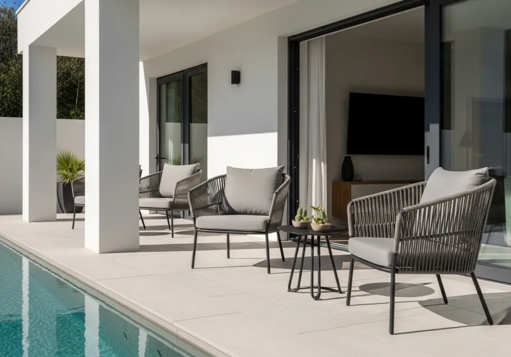 Woven Rope Accent Chairs