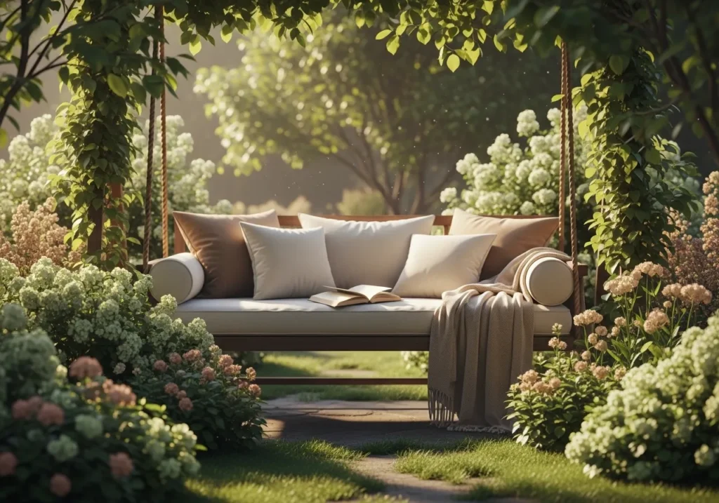 Garden Swing Reading Nook 