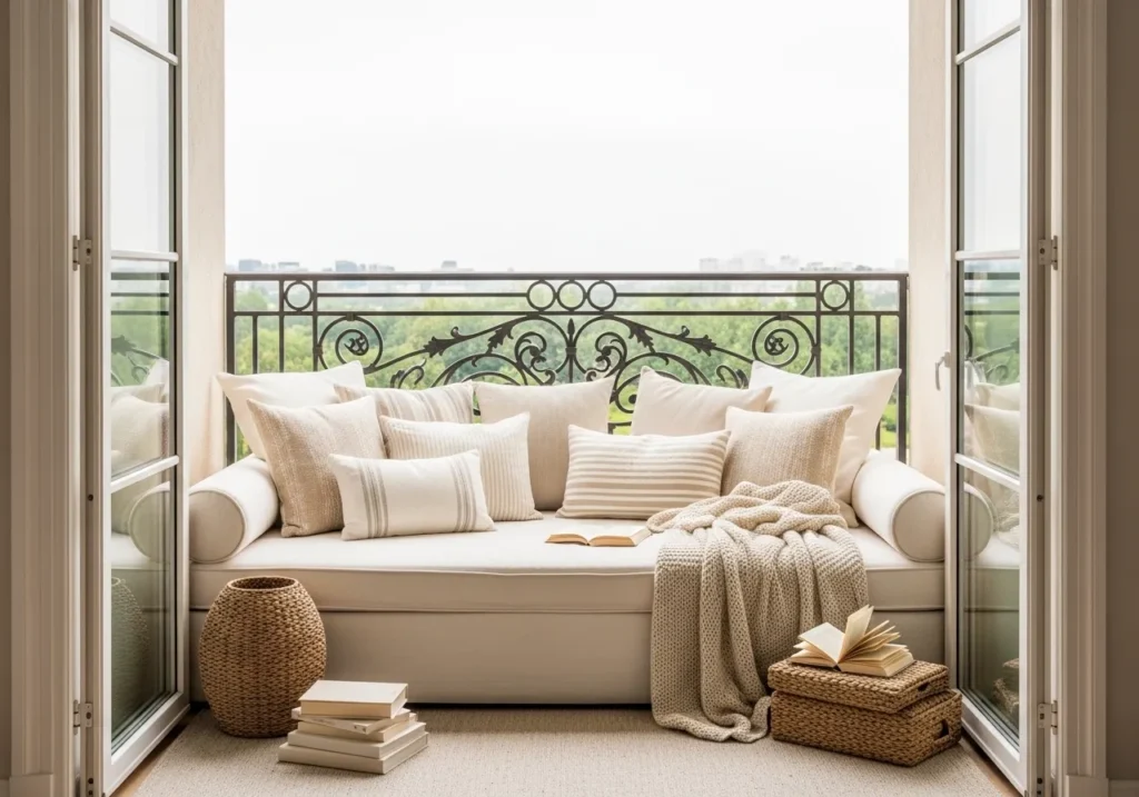 Balcony Daybed Reading Retreat
