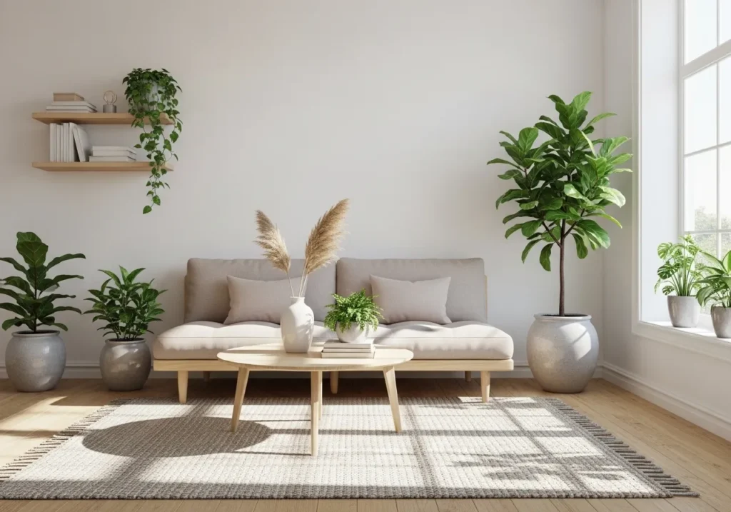 Sofa with Exposed Legs