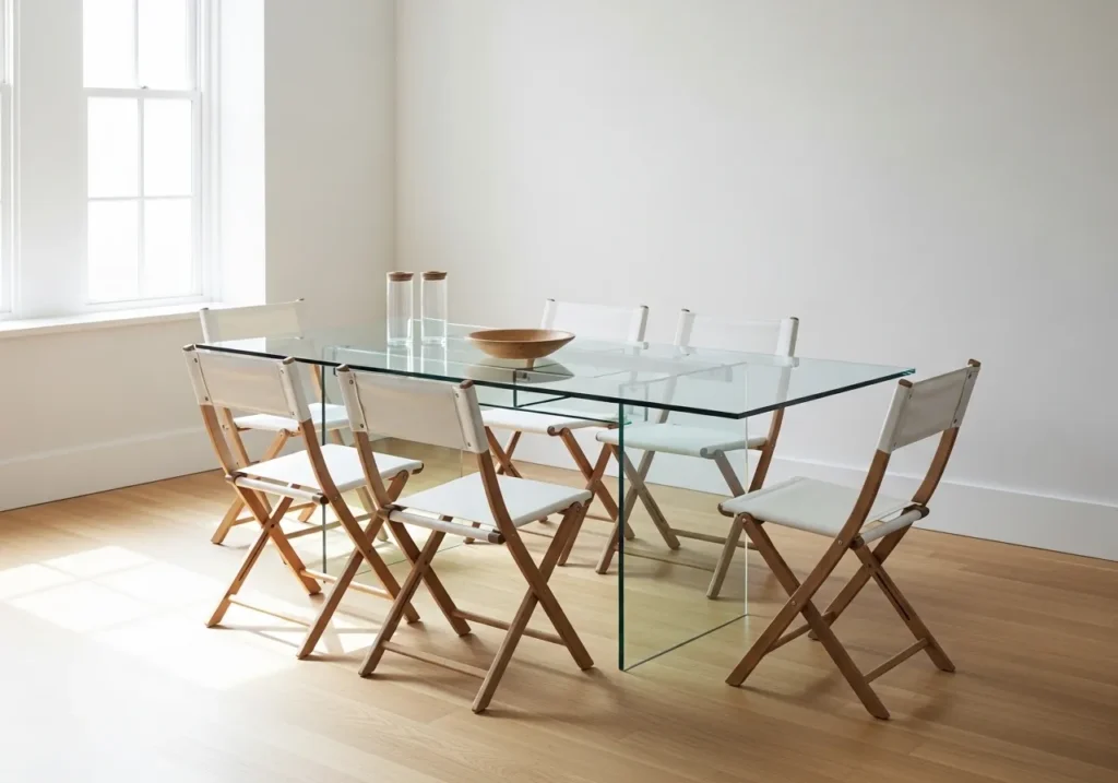 Glass Console Extension Table