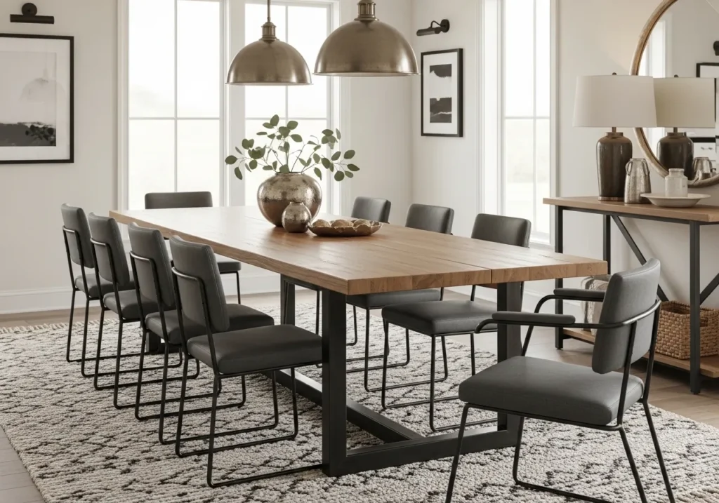  Mix of Rustic and Modern Farmhouse Style