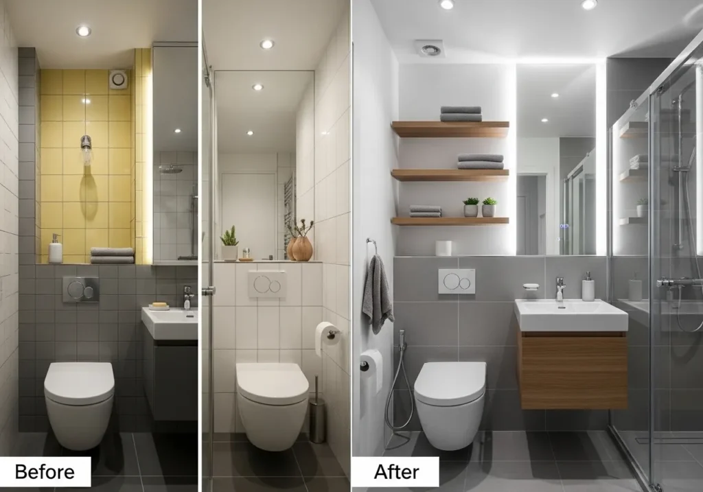 Kitchen-to-Bath Transformation