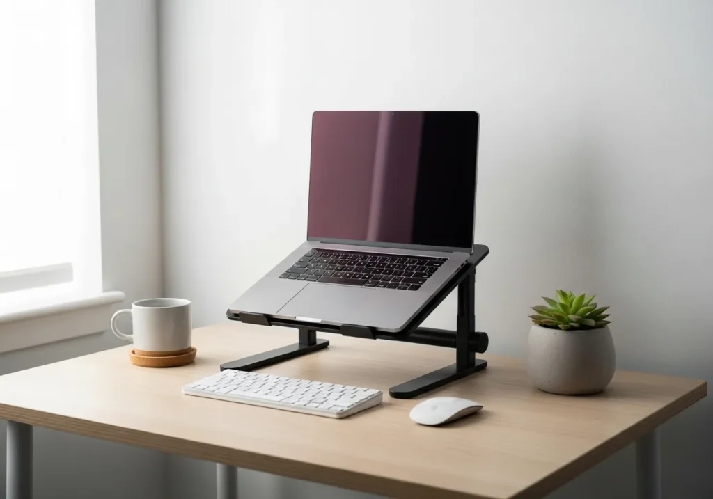 Laptop Stand Ergonomic Setup