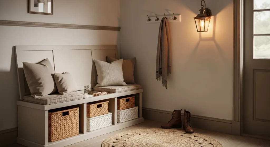 Bench with Hidden Storage