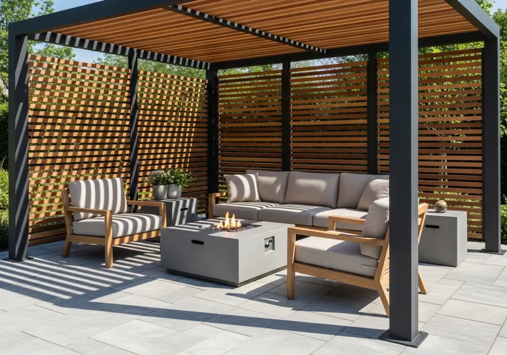 Privacy Panel Pergola