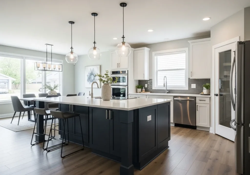 Two-Tone Island Design