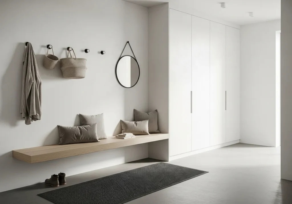 Minimalist Mudroom Design