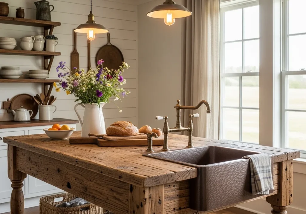 Rustic Wooden Island