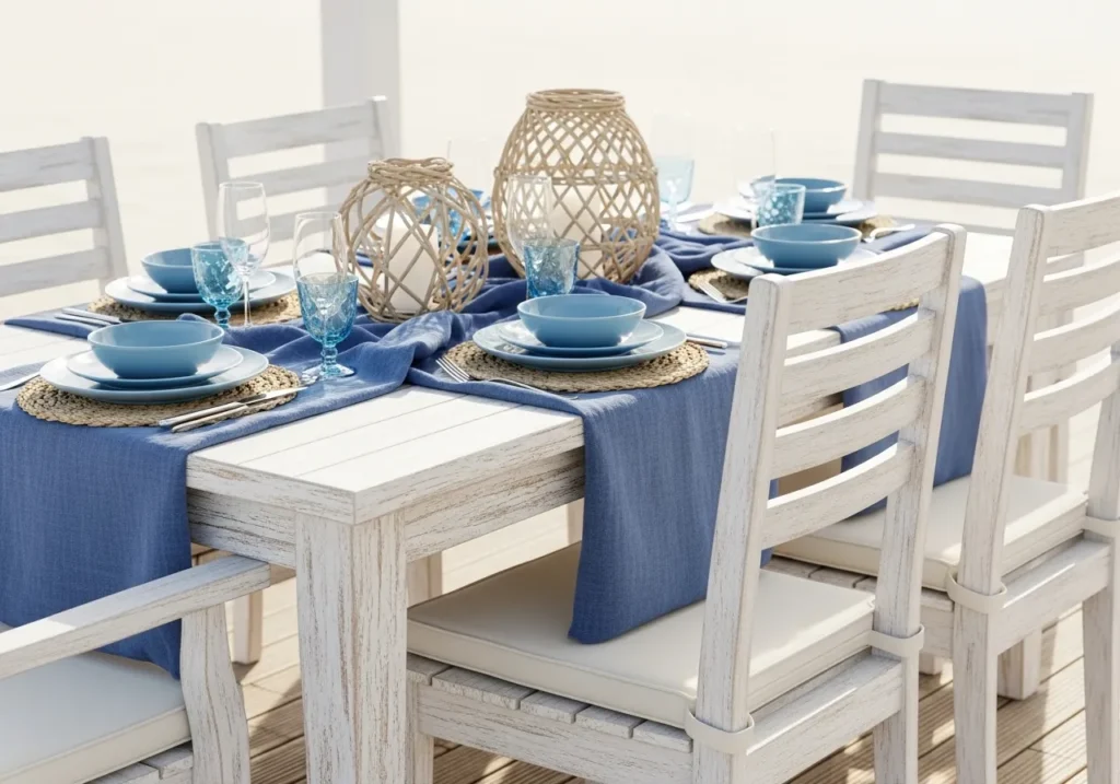Coastal Inspired Outdoor Dining