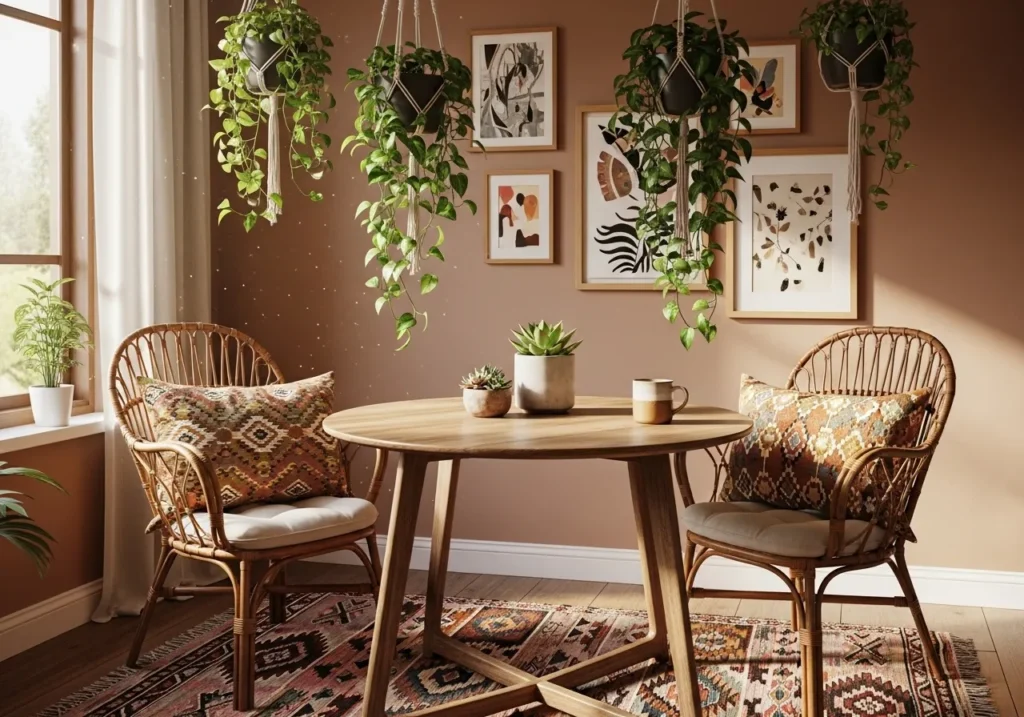 Boho-Inspired Kitchen Nook
