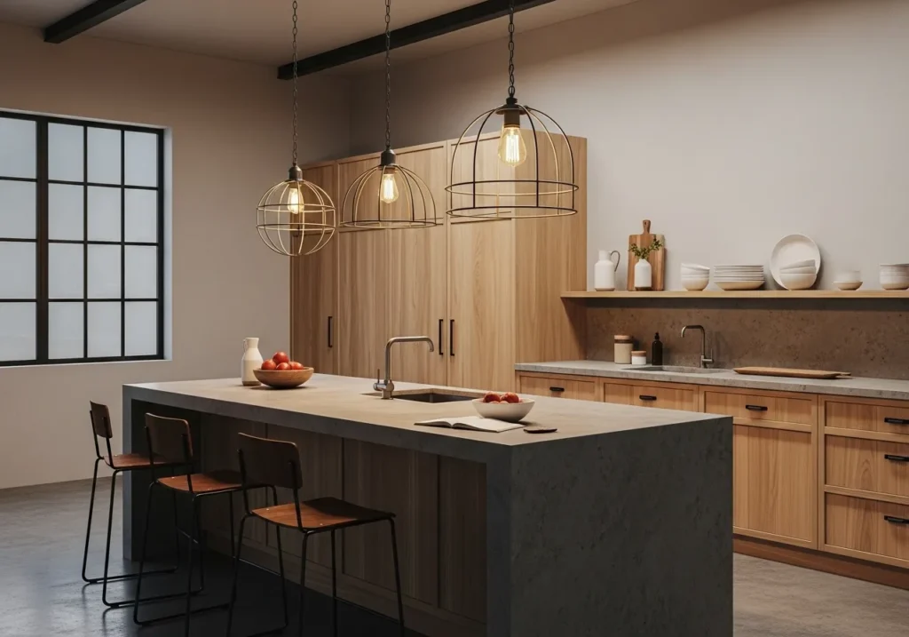  Industrial Metal Cage Pendants