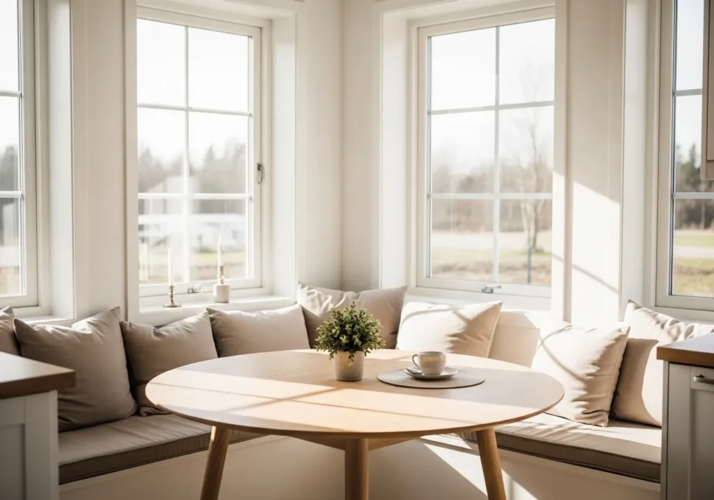 Scandinavian Cozy Light Wood Nook