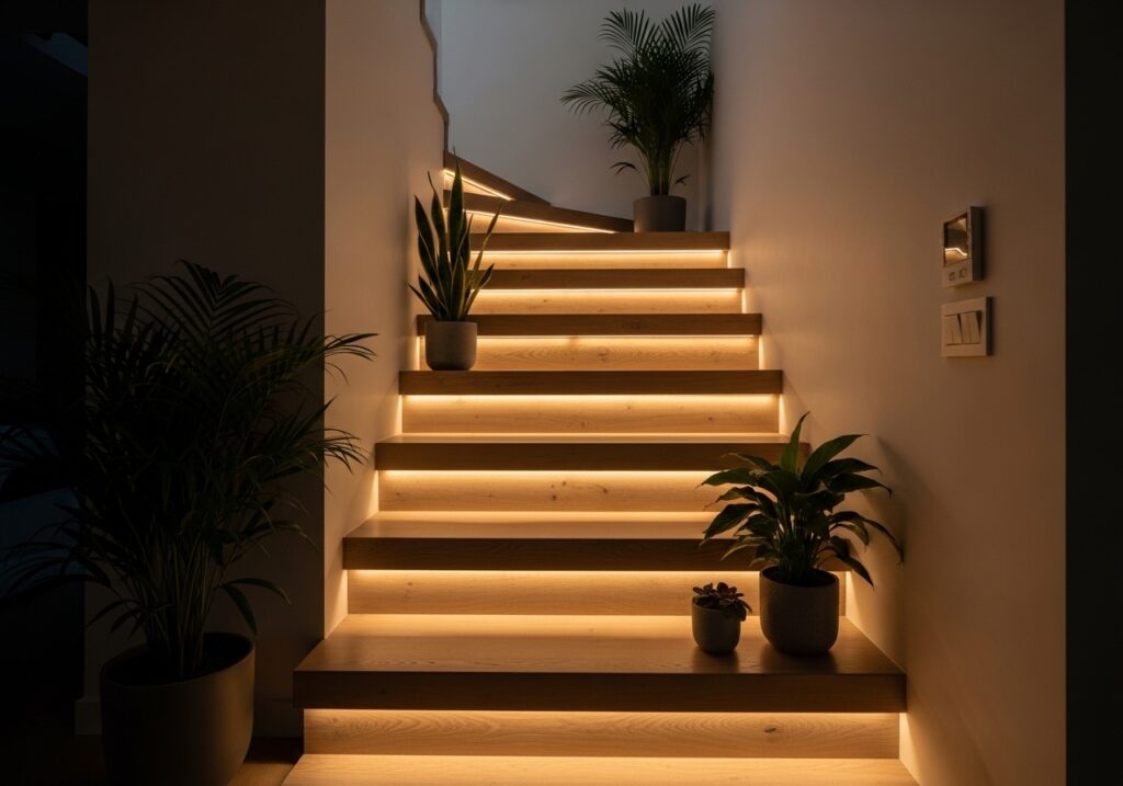 Staircase LED Strip Safety Lighting