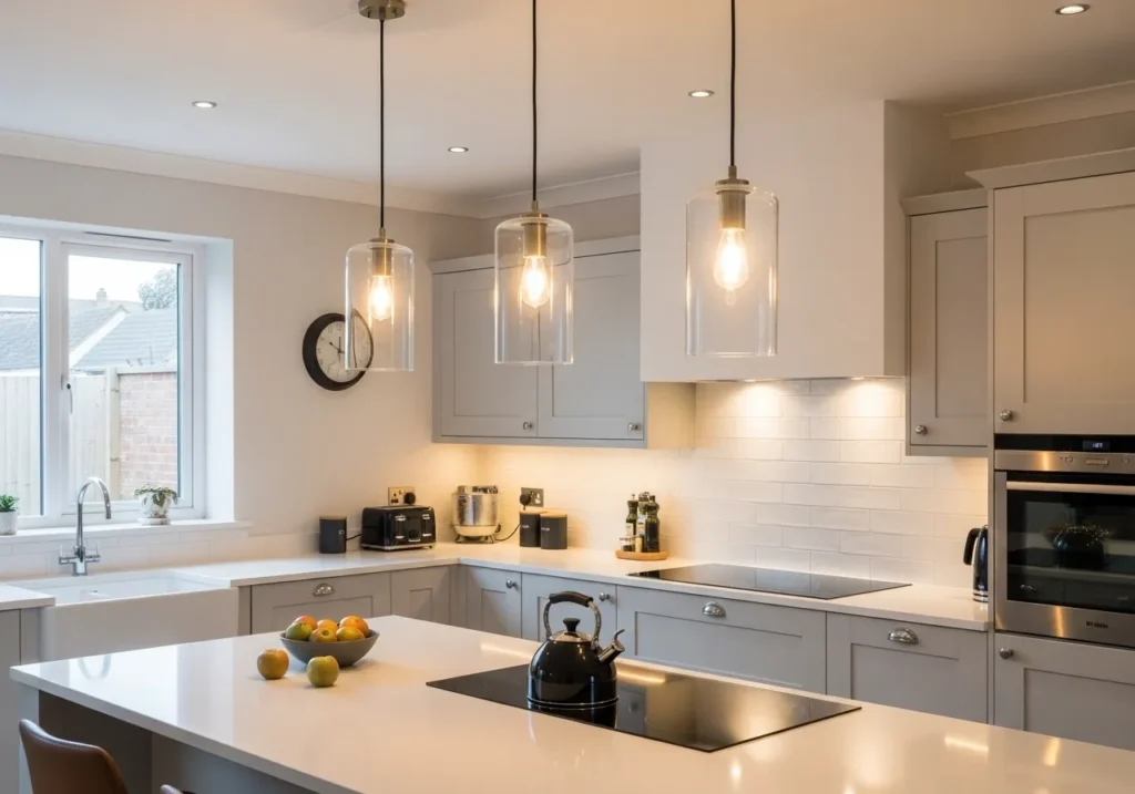 Clear Cylinder Glass Pendants