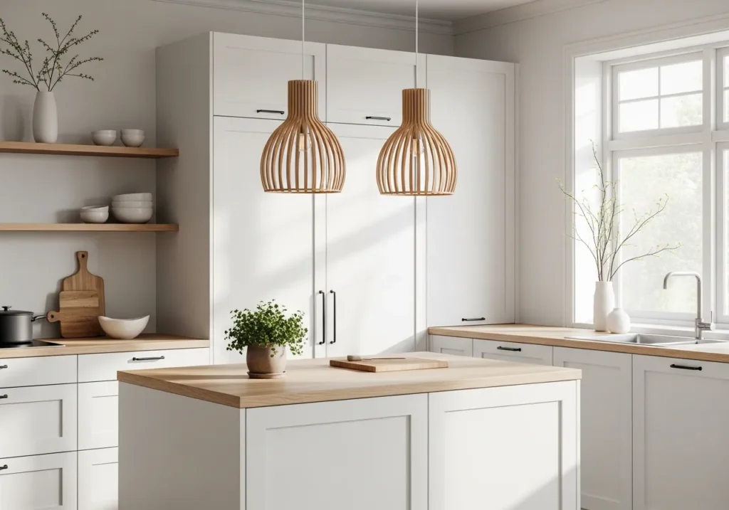 Scandinavian Wood Pendant Lights