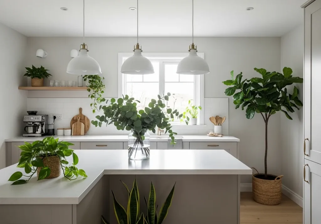 White Dome Pendant Lights
